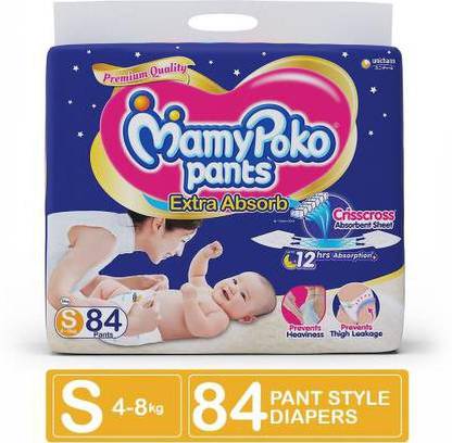 MamyPoko Extra Absorb Diapers - S (84 Pieces) - S