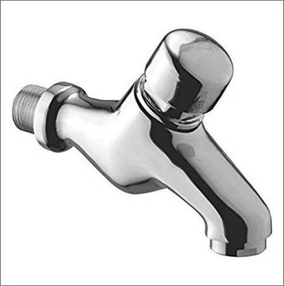 Gold Bell Bathroom Kitchen Chrome Plated Self Closing Water Saving Time Delay Basin Sink Tap Basin Mixer Faucet