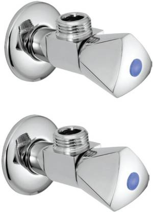 Jaquar - Angle Valve with Triangular Handle & Wall Flange (Pack of 2 pcs) Angle Cock Faucet