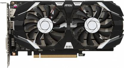 MSI GeForce GTX 1050 Ti 4GT OCV1 I 128 bit I PCI Express x16 3.0 GDDR5 4 GB NVIDIA Chipset 128 bit 1455 MHz Graphics Card