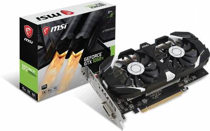MSI GeForce GTX 1050 Ti 4GT OCV1 GDDR5 4 GB NVIDIA Chipset 128 bit 1455 MHz Graphics Card