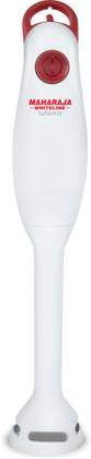 MAHARAJA WHITELINE 130 W White, Red Hand Blender