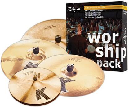 Zildjian KC-0801W K CUSTOM CYMBAL SET - WORSHIP PACK Clash Cymbal
