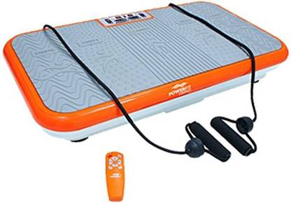 POWER FIT NE5006 Platform Fitness Plate - Full Body Vibration Machine Exercise Workout Gym Trainer Massager