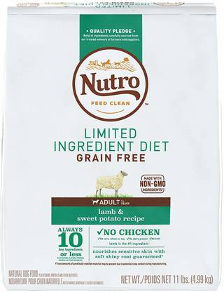 Nutro NUTRO Limited Ingredient Diet Adult Dry Dog Food 4.99 kg Dry Adult Dog Food