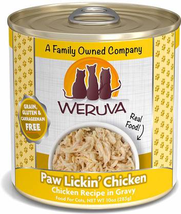 Weruva Paw LIckin Chicken Canned Cat Food Chicken 0.285 kg Dry Adult Cat Food