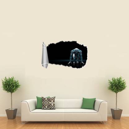 GADGETSWRAP 90 cm Wall-StickerGW-76407 Printed Eset Nod Race Self Adhesive Sticker