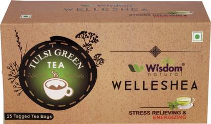 Wisdom Natural Tulsi Green Tea Tulsi Green Tea Bags Box