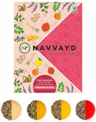 Navvayd Herbal Tea Combo Green Tea Pouch