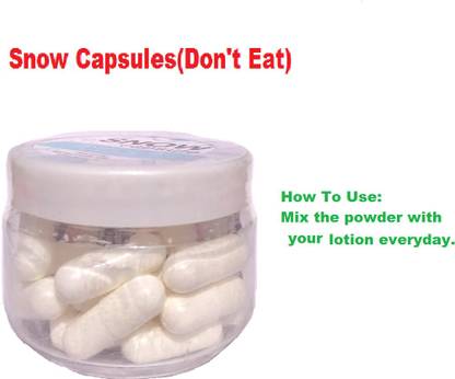 Snow Capsules For Skin Whitening & Moisture(Don't Eat)