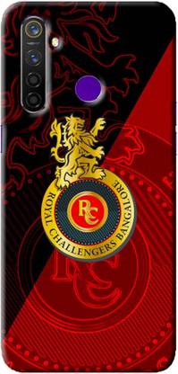 NDCOM Back Cover for Oppo Realme 5s IPL RCB Logo Printed