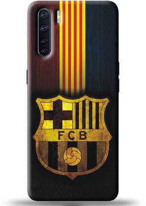 NDCOM Back Cover for OPPO A91 Football Printed