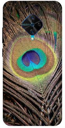 SSMORYA Back Cover for Vivo S1 Pro Peep of Peacock Printed Back Cover
