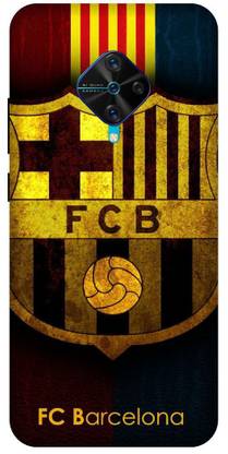 SSMORYA Back Cover for Vivo S1 Pro Barcelona Fcb Printed Back Cover