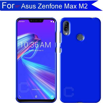 Case Designer Back Cover for Asus ZenFone Max M2 Case Matte Rubberised Finish Hard Back Cover 360 Protection