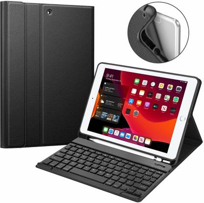 YAOJIN Detachable Wireless Bluetooth Keyboard case for iPad 7th Generation 10.2 Bluetooth Standard Tablet Keyboard Compatible with Desktop, Laptop, Mac Easy to Use,Plug and Play,Quick, Comfy Durable body