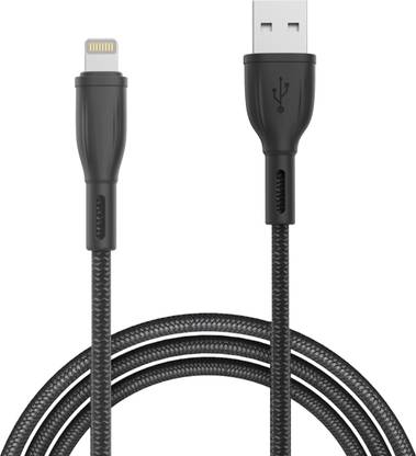 Portronics Lightning Cable 1.2 m POR-1026 Konnect Plus Nylon Braided