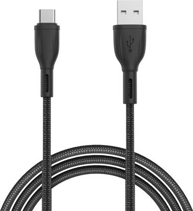 Portronics USB Type C Cable 1.2 m POR-1028 Konnect Plus Nylon Braided