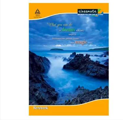 Classmate long note book A4 Notebook Single Rule 240 Pages