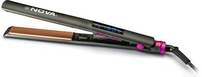 NOVA Digital Display KeraSilk 2 in 1 Straight and Curl NHS 851 Hair Straightener