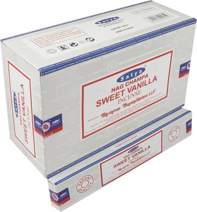 Satya Nag Champa Sweet Vanilla Incense Sticks