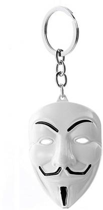 FTen Hacker Face Mask Keychain for Bike Key Chain