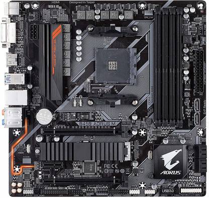 GIGABYTE B450 AORUS M AM4Socket ATX AMD B450 Chipset DDR4 Motherboard for Desktop