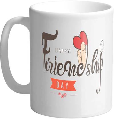 Giftszee Happy friendship day, gifts for friend, best friend gift, friendship day gift, gift for friends, ceramic coffee mug Ceramic Coffee Mug