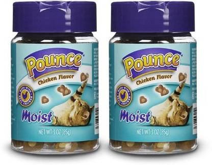 Pounce Moist Cat Treats Chicken Flavor - 3 Oz. (2 Pack) [CAT_189984] Cat Treat