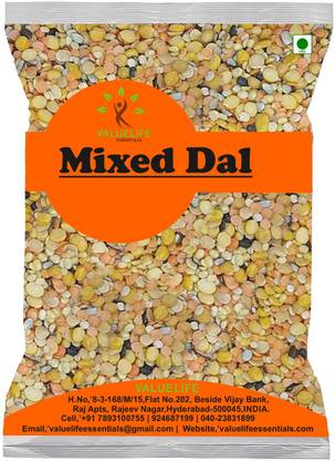 Value Life Yellow, Black Mix Dal (Split)
