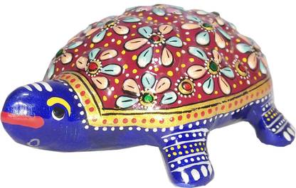 M S Handicrafts Metal Feng Shui Vastu Turtle Decorative Showpiece  -  4 cm