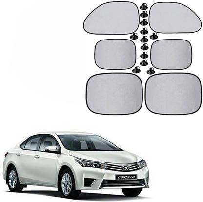 AdroitZ Dashboard, Rear Window, Side Window Sun Shade For Toyota Corolla