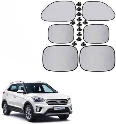 AdroitZ Dashboard, Rear Window, Side Window Sun Shade For Hyundai Creta