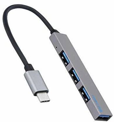 microware 4 in 1 Type-c to 4 USB 3.0 High Speed with OTG Function Adapter Hub for Mobile Phone Tablet PC 4 in 1 Type-c to 4 USB 3.0 High Speed USB Hub