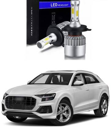 PRTEK LED Headlight Bulbs Conversion Kit, COB High Low Beam Headlamp, Dual Beam Head Light A34 Fog Lamp Car LED for Audi (12 V, 30 W)