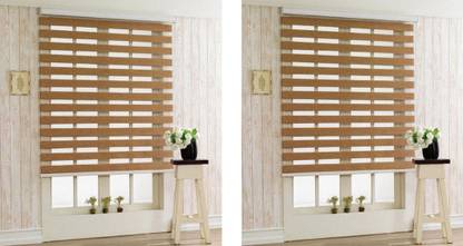 ZEBRA BLIND Roller Blind Cord Drawn In Window