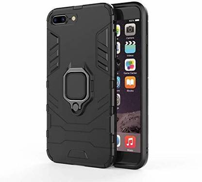 UNQMobi Back Cover for Apple iPhone 7 Plus Iron Man Design Ring Holder Shock Proof Armor Kickstand Back Case