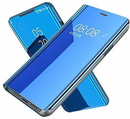 Dream2Cool Flip Cover for Realme C2 Flip Cover Mirror Flip Case for Realme C2