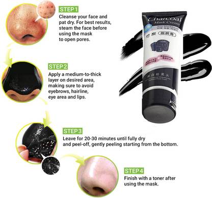 Aylily Charcoal Mask Peel Off Face Mask Cream Blackheads Removal For Man & Woman