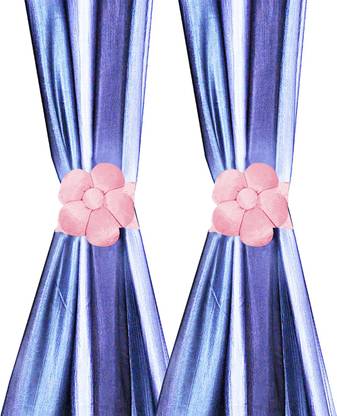 KUBER INDUSTRIES Pink Tassels Metal
