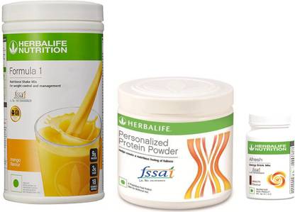 HERBALIFE Combo Of Mango Shake , Protein 200 Gm & Afresh Elaichi Protein Blends