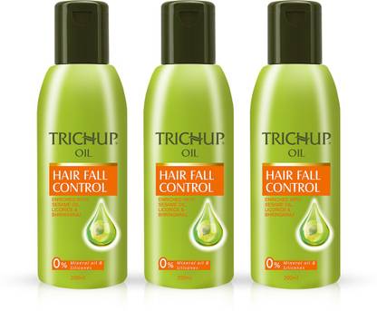 TRICHUP Hair Fall Control Oil 200 ml (Pack of 3) Hair Oil