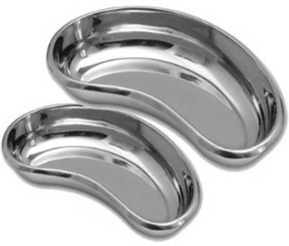 Agarwals ™ Kidney Tray 12" (Pack Of 2) Reusable Medical Tray