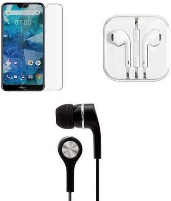 BABBU MOBILE Screen Protector Accessory Combo for Nokia-7.1-Plus