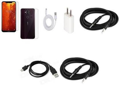 BABBU MOBILE Screen Protector Accessory Combo for Nokia-8.1-Fb
