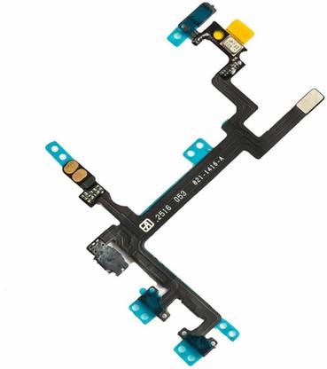 SPAREWARE Power Button Flex Compatible iPhone 5 Volume Button Flex Cable
