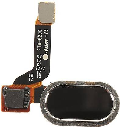 SPAREWARE Fingerprint Sensor Scanner Home Return Key Menu ButtoN Black Sensor Flex Cable