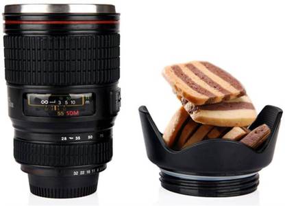 vulternic CAMERA MUG ( Camera Lens Tea / Coffee Stainless Steel) Plastic Coffee Mug