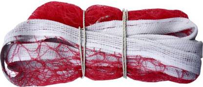 LYCAN Badminton Net 4 side All Nylon Badminton Net (Red) Badminton Net