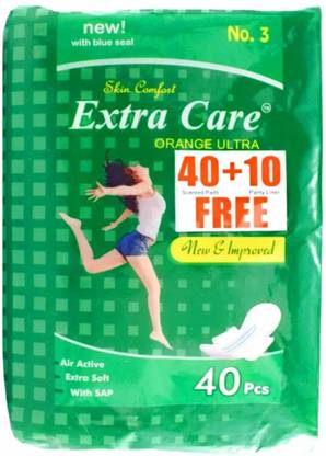 Extra Care Orange Ultra (Green No.4) Sanitary Pad